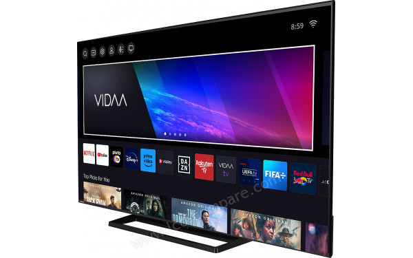 TOSHIBA 65QV3363DG - Vue 3/4 droite