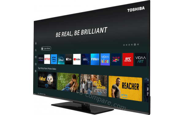 TOSHIBA 65QV3F63DG - Vue 3/4 droite