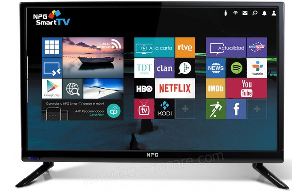 NPG S412L19H - Vue de face interface Android