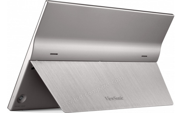 VIEWSONIC TD1655 - Vue 3/4 arri&egrave;re en position inclin&eacute;e