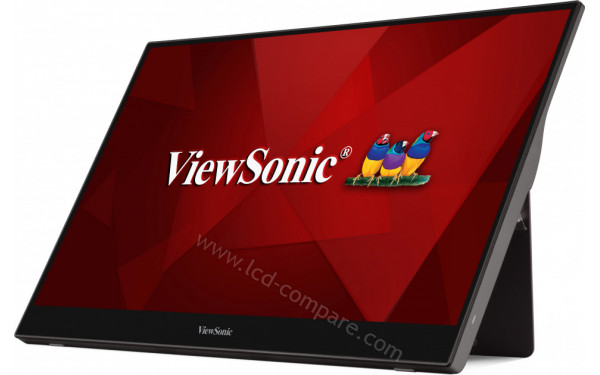 VIEWSONIC TD1655 - Vue 3/4 droite en position inclin&eacute;e