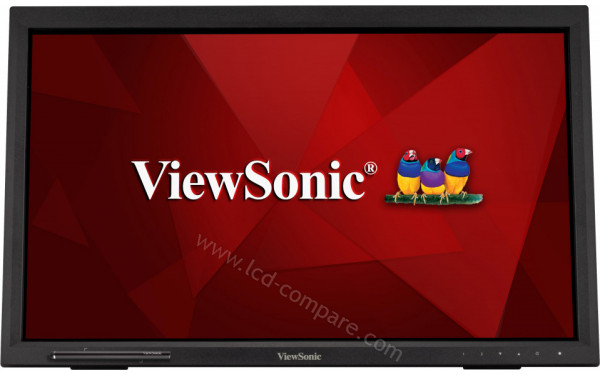 VIEWSONIC TD2223 - Vue de face avec stylet (non inclus)