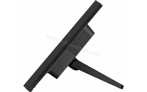 VIEWSONIC TD2223 - Vue de profil en position compl&egrave;tement inclin&eacute;e