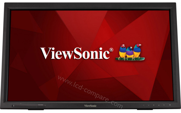 VIEWSONIC TD2423 - Vue de face avec stylet (non inclus)