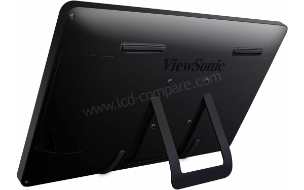 VIEWSONIC TD2430 - Vue de l'arri&egrave;re par le c&ocirc;t&eacute;