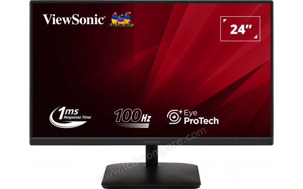 VIEWSONIC VA2408-MHDB - Vue de face