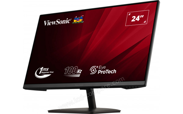 VIEWSONIC VA2408-MHDB - Vue 3/4 droite