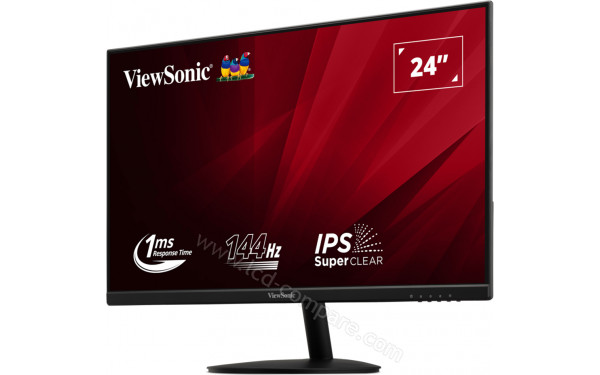 VIEWSONIC VA24E2-H - Vue 3/4 droite