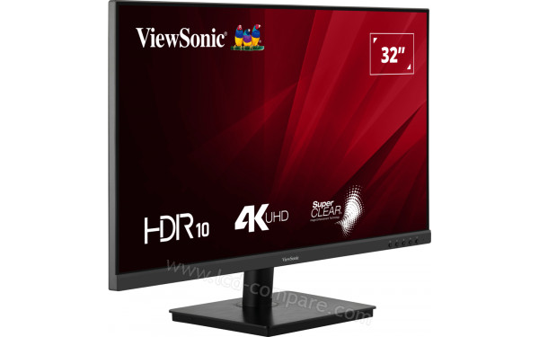 VIEWSONIC VA3208-4K-HD - Vue 3/4 gauche