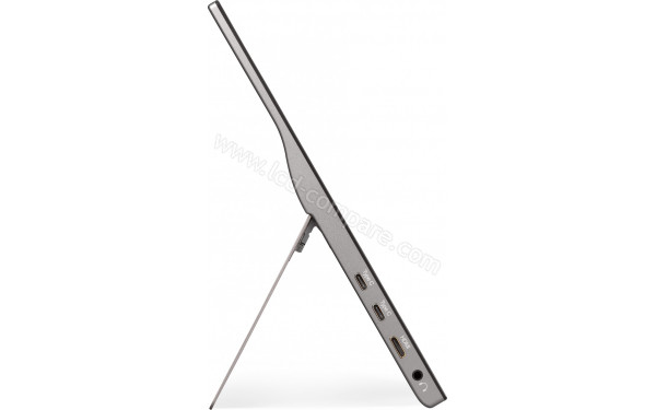 VIEWSONIC VG1655 - Vue de profil en position inclin&eacute;e