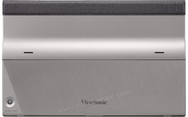 VIEWSONIC VG1655 - Vue de l'arri&egrave;re avec rabat de protection (inclus)