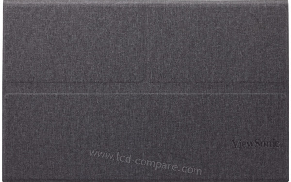 VIEWSONIC VG1655 - Vue de face avec rabat de protection (inclus)