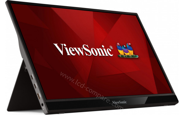 VIEWSONIC VG1655 - Vue 3/4 gauche en position inclin&eacute;e