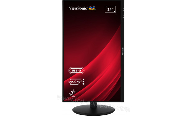 VIEWSONIC VG2409U-2 - Vue de face en mode portrait