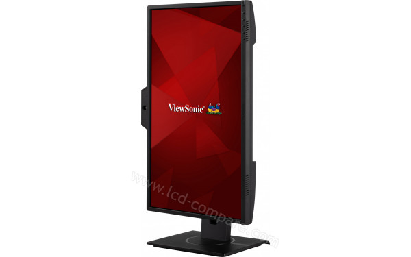 VIEWSONIC VG2440V - Vue de 3/4 en mode portrait