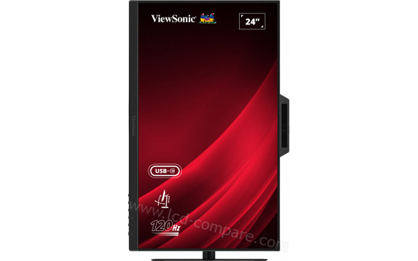 VIEWSONIC VG2441V - Vue de face en mode portrait