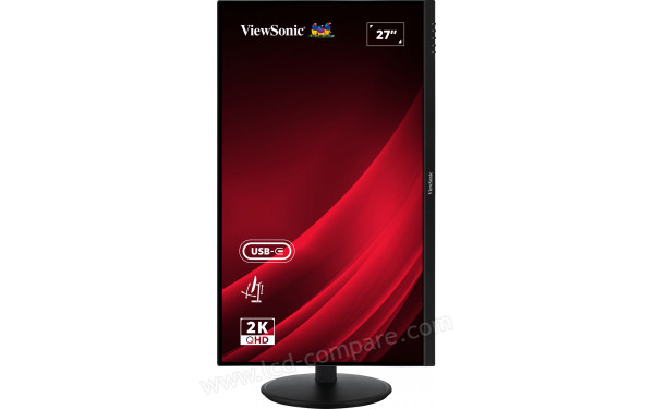 VIEWSONIC VG2709-2K-MHDU-2 - Vue de face en mode portrait