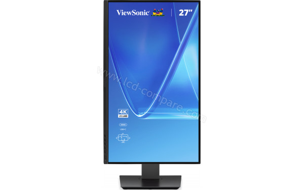 VIEWSONIC VG2719U-4K - Vue de face en mode portrait