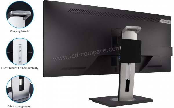 VIEWSONIC VG3448 - Informations suppl&eacute;mentaires sur le pied