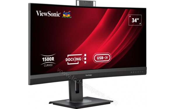 VIEWSONIC VG3457CV - Vue 3/4 gauche