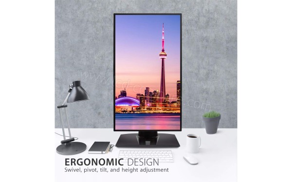 VIEWSONIC VP2458 - Design en mode portrait