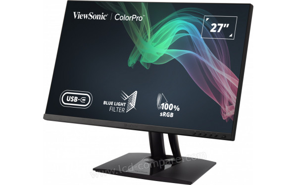 VIEWSONIC VP2756-4K - Vue 3/4 droite bascul&eacute;