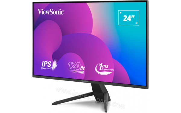 VIEWSONIC VX2470-MHD - Vue 3/4 droite