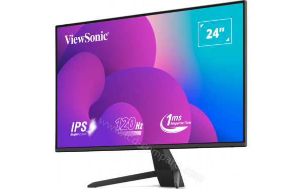 VIEWSONIC VX2470-MHD - Vue 3/4 droite