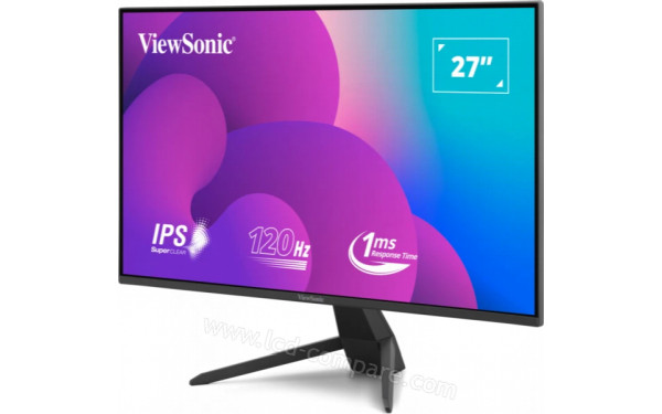 VIEWSONIC VX2770-MHD - Vue 3/4 droite