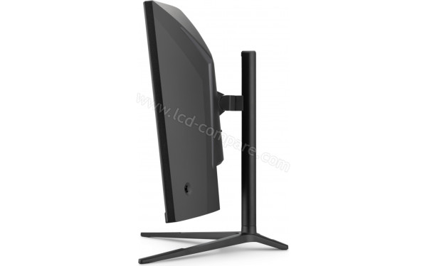 VIEWSONIC VX3418C-2K - Vue de profil bascul&eacute; vers l'avant