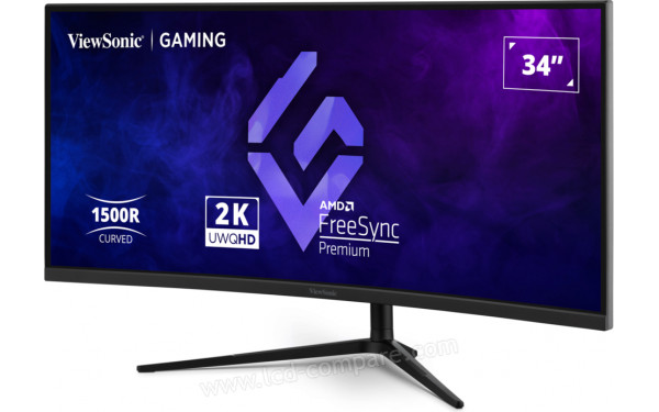 VIEWSONIC VX3418C-2K - Vue 3/4 droite