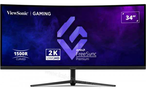 VIEWSONIC VX3418C-2K - Vue de face