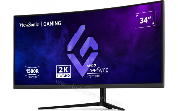 VIEWSONIC VX3418C-2K - Vue 3/4 droite