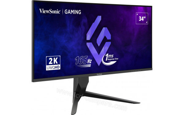 VIEWSONIC VX3480-2K-PRO - Vue 3/4 gauche