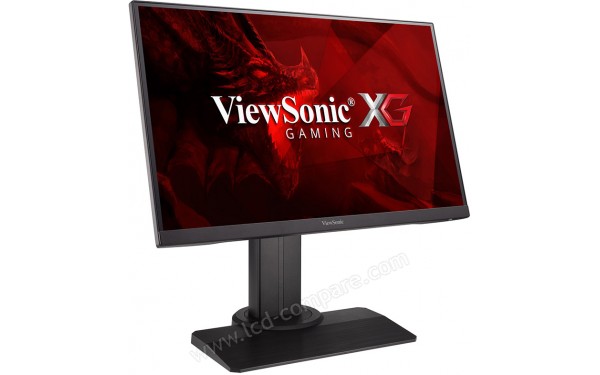 VIEWSONIC XG2405 - Vue 3/4 gauche bascul&eacute;