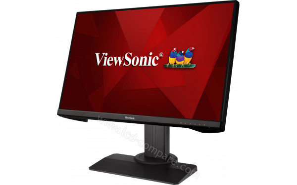VIEWSONIC XG2705-2K - Vue 3/4 droite en position inclin&eacute;e