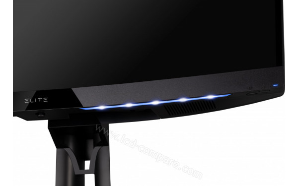 VIEWSONIC XG270QC - Zoom sur la fa&ccedil;ade avant et l'effet lumineux