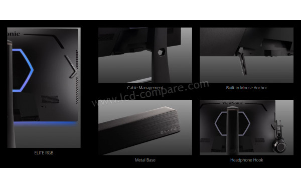 VIEWSONIC XG320U - Ergonomie et design