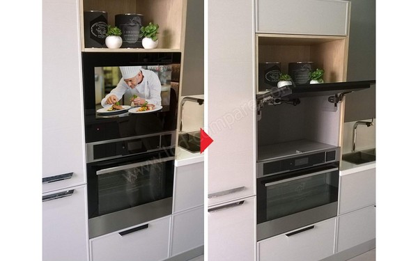 WEMOOVE WM-LBFKTV221HEVC  - Vue dans une cuisine
