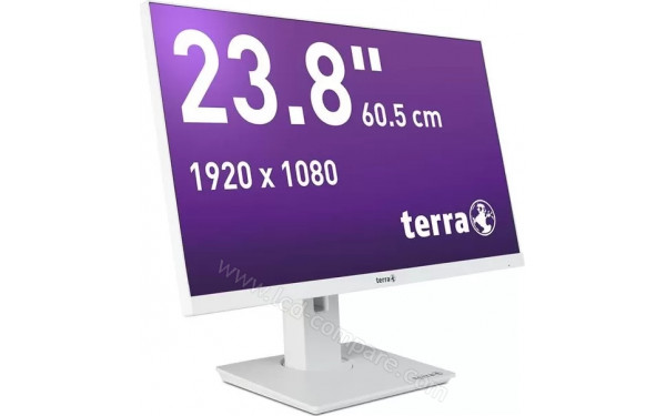 WORTMANN Terra 2463W PV Blanc - Vue 3/4 gauche