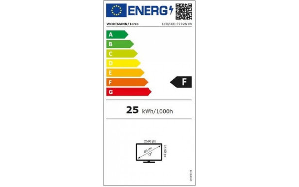 WORTMANN Terra 2775W PV - &Eacute;tiquette &eacute;nergie v2