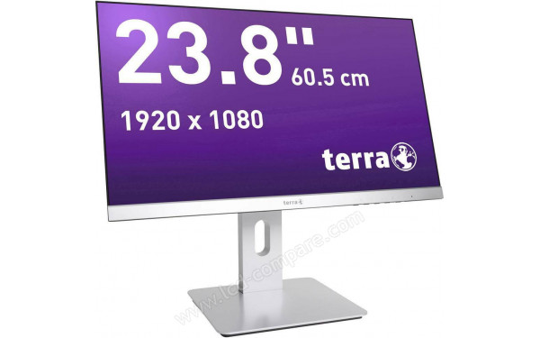 WORTMANN Terra LED 2462W PV - Vue 3/4 gauche en position haute et inclin&eacute;e