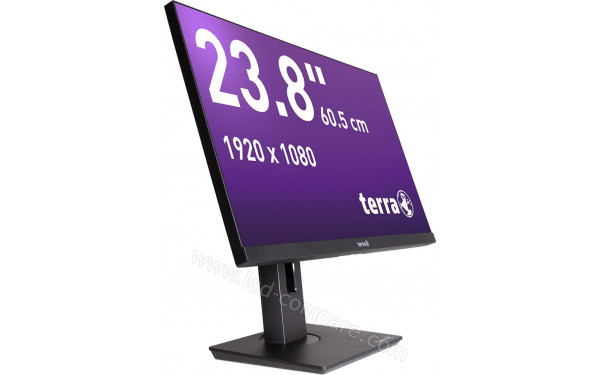 WORTMANN Terra 2463W PV - Vue 3/4 gauche en position inclin&eacute;e