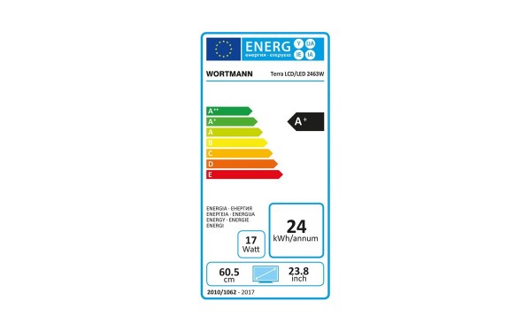WORTMANN Terra 2463W - &Eacute;tiquette &eacute;nergie