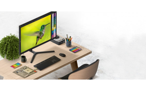 XIAOMI Mi Desktop Monitor 1C - Mise en situation (seul l'&eacute;cran est en vente)