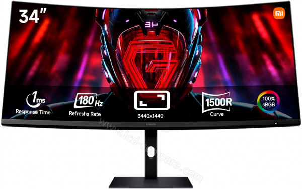 XIAOMI G34WQi - Vue de face