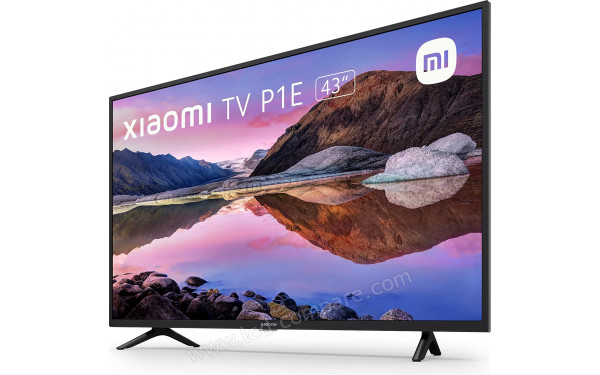 XIAOMI TV Mi P1E 43 - Vue 3/4 droite