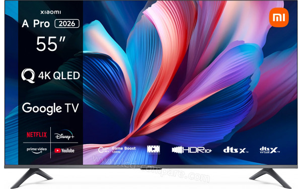 XIAOMI TV A Pro 55 2026 - Vue de face