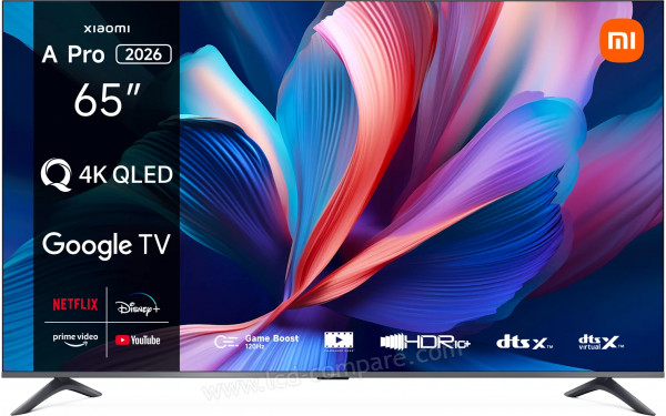 XIAOMI TV A Pro 65 2026 - Vue de face
