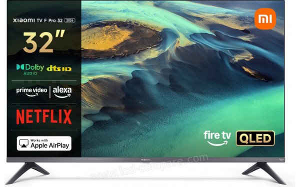 XIAOMI TV F Pro 32 2026 - Vue de face